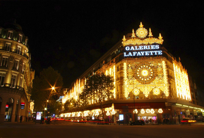 Galerias Lafayette destino francia paris