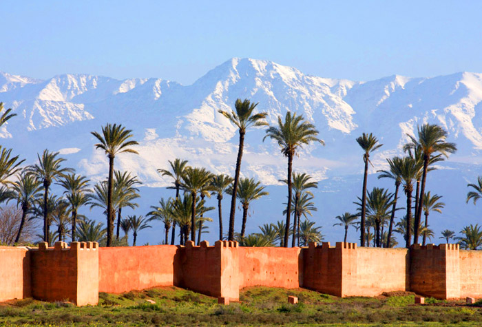 Marrakech vista muralla