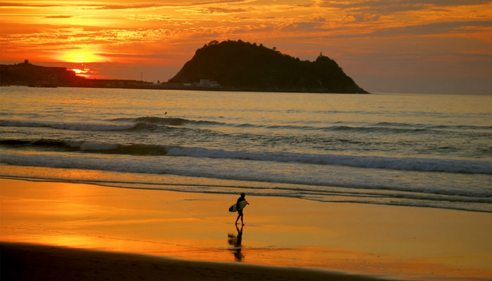 Zarautz costa vasca