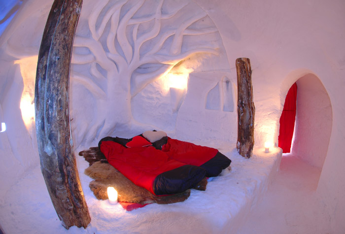 andorra dormir iglu nieve