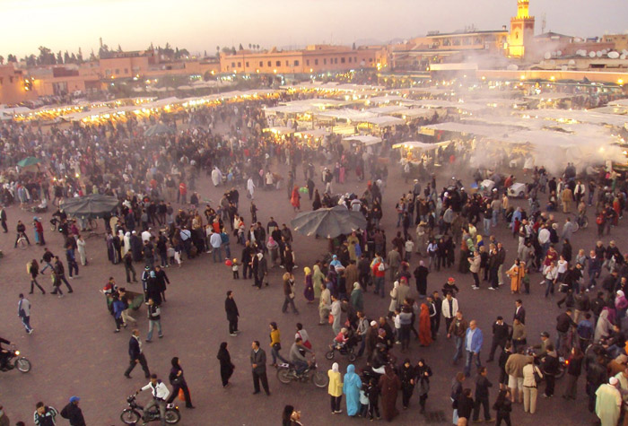 plaza Jemaa el Fna de marrakech